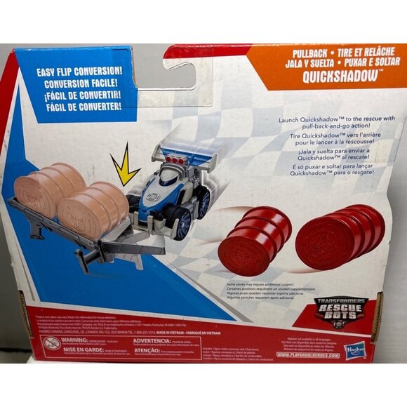 Playskool Heroes Transformers Rescue Bots Flip Racers 2 Sets + 2 Fire Trucks - Picture 5 of 9